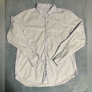 AMERICAN EAGLE Men’s Athletic Fit Light Blue Button Down Shirt (Size - L)